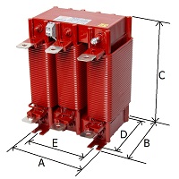 Inductancias de filtrado para baterías de condensadores, trifásicas Polylux RTFX